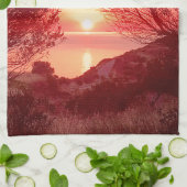 zonsopgang theedoek (Gevouwen)