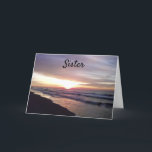 **ZONSOPGANG TOT ZONSONDERGANG** GELUKKIGE VERJAAR KAART<br><div class="desc">MYRTLE BEACH OP ZIJN MOOIST! IK VOND HET HEERLIJK OM DAAR TE WONEN EN DEZE FOTO'S TE MAKEN. IK HOOP DAT JE ZUS EEN "MOOIE VERJAARDAG" BEDANKT HEEFT OM BIJ EEN VAN MIJN ACHT WINKELS TE STOPPEN!</div>