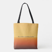Zonsopgang Tote Bag (Achterkant)