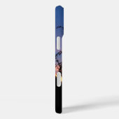Zonsopgang tussen silhouet van wilde bloemstengels Case-Mate iPhone case (Achterkant / Rechts)