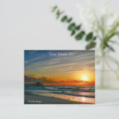 Zonsopgang - Tybee Island Briefkaart (Staand voorkant)