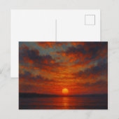 Zonsopgang Uitnodiging Briefkaart (Voorkant / Achterkant)