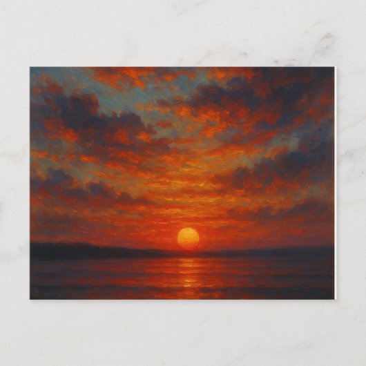 Zonsopgang Uitnodiging Briefkaart (Voorkant)