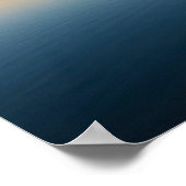 zonsopgang van het meer in de baai van saint alban poster (Hoek)