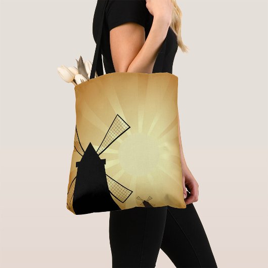 Zonsopgang Windmolens Tote Bag