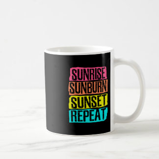 Zonsopgang Zonnebrand Zonsondergang Herhaal Zomer Koffiemok