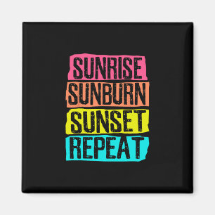 Zonsopgang Zonnebrand Zonsondergang Herhaal Zomer Magneet