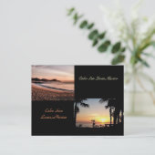 zonsopgang, zonnekool is prachtig briefkaart (Staand voorkant)