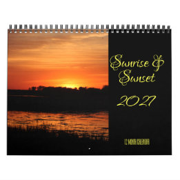 Zonsopgang & Zonsondergang 2027 Muurkalender Kalender