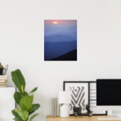 Zonsopgang, Zuidelijke Appalachen, Groot Poster (Thuiskantoor)