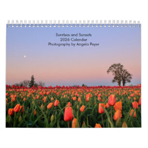 Zonsopgangen en zonsondergangen 2026 Agenda Kalender