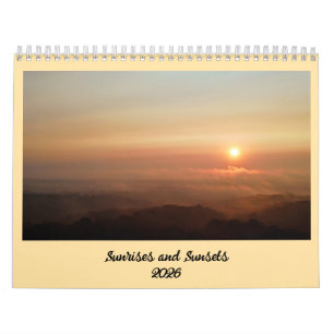 Zonsopgangen en zonsondergangen 2026 kalender