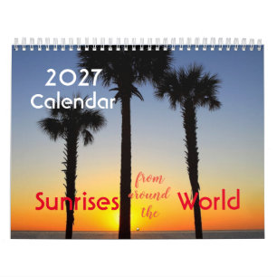 Zonsopgangen van over de hele wereld met poëzie 20 kalender