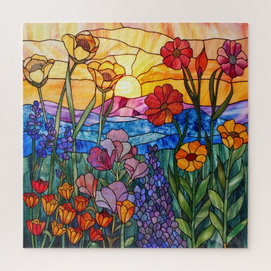 Zonsopgangpuzzel Legpuzzel (Verticaal)