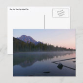 Zonsopgangreflectie bij String Lake II Briefkaart (Voorkant / Achterkant)
