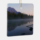 Zonsopgangreflectie bij String Lake II Keramisch Ornament (Rechts)