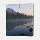 Zonsopgangreflectie bij String Lake II Keramisch Ornament (Links)