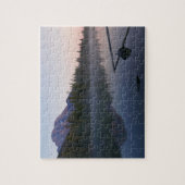 Zonsopgangreflectie bij String Lake II Legpuzzel (Verticaal)