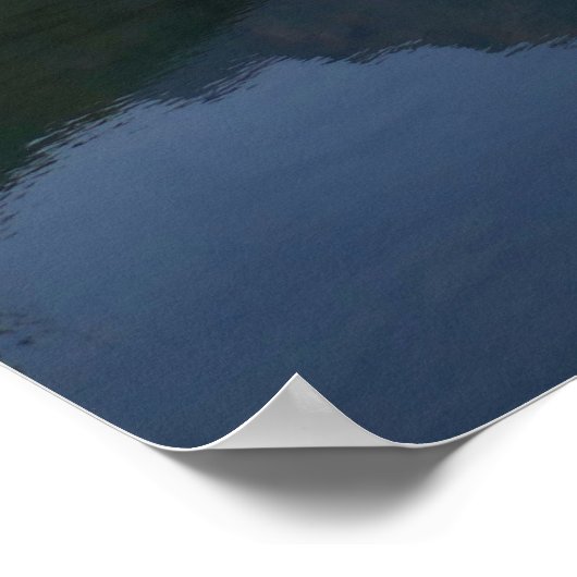 Zonsopgangreflectie bij String Lake II Poster (Hoek)