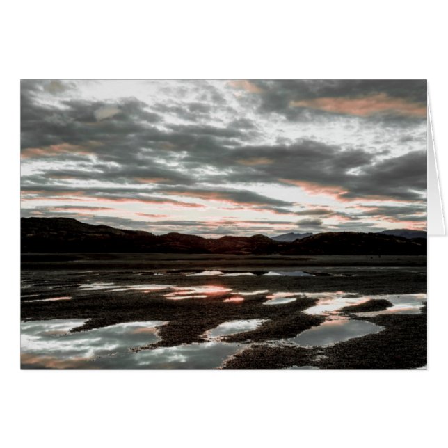 Zonsopgangreflecties bij Lago Grey. Torres del (Voorkant Horizontaal)