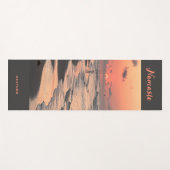 Zonsopkomst aan de kust van Texas, gepersonaliseer Yogamat (Voorkant (horizontaal))