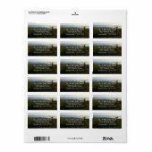 Zonsopkomst bij Cadillac Mountain I Etiket (Full Sheet)