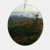 Zonsopkomst bij Cadillac Mountain I Keramisch Ornament (Links)