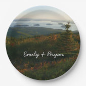 Zonsopkomst bij Cadillac Mountain I Papieren Bordje (Voorkant)