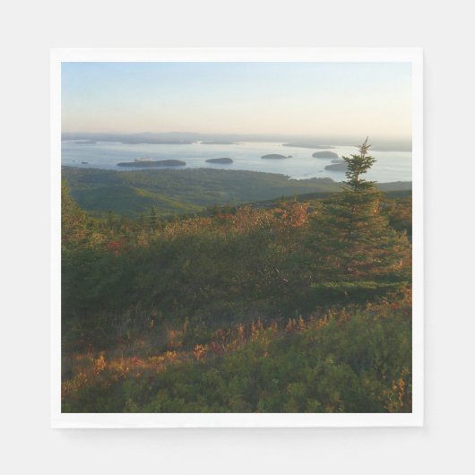 Zonsopkomst bij Cadillac Mountain I Servet (Voorkant)