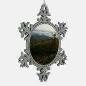 Zonsopkomst bij Cadillac Mountain I Tin Sneeuwvlok Ornament (Links)