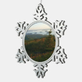 Zonsopkomst bij Cadillac Mountain I Tin Sneeuwvlok Ornament (Rechts)