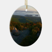 Zonsopkomst bij Cadillac Mountain II Keramisch Ornament (Rechts)