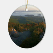 Zonsopkomst bij Cadillac Mountain II Keramisch Ornament (Links)