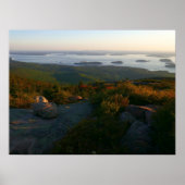 Zonsopkomst bij Cadillac Mountain II Poster (Voorkant)