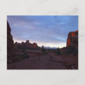 Zonsopkomst bij de Windows Trail in Arches Briefkaart (Voorkant)