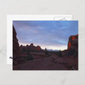 Zonsopkomst bij de Windows Trail in Arches Briefkaart (Voorkant / Achterkant)