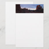 Zonsopkomst bij de Windows Trail in Arches Briefpapier (Voorkant / Achterkant)