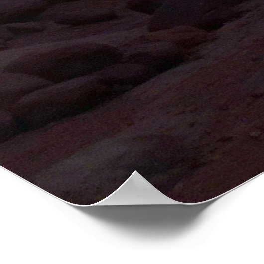 Zonsopkomst bij de Windows Trail in Arches Poster (Hoek)