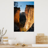 Zonsopkomst bij Hanging Rock, Blue Mountains, Aust Poster (Keuken)