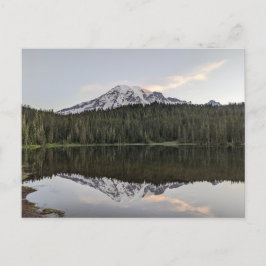 Zonsopkomst bij Mount Rainier National Park Briefkaart