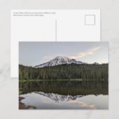 Zonsopkomst bij Mount Rainier National Park Briefkaart (Voorkant / Achterkant)