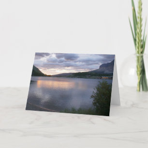 Zonsopkomst bij Swiftcurrent Lake I Kaart