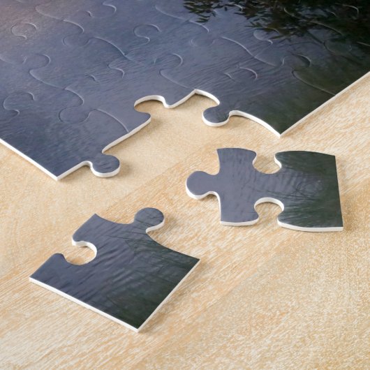 Zonsopkomst bij Swiftcurrent Lake I Legpuzzel (Zijkant)