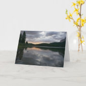 Zonsopkomst bij Swiftcurrent Lake II Kaart (Gele Bloem)