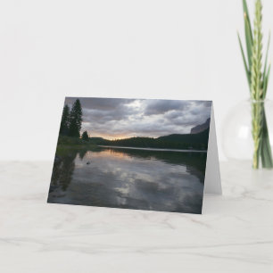 Zonsopkomst bij Swiftcurrent Lake II Kaart