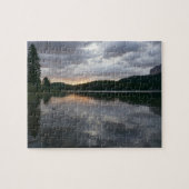 Zonsopkomst bij Swiftcurrent Lake II Legpuzzel (Horizontaal)