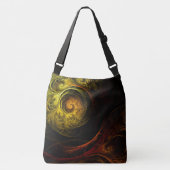 Zonsopkomst Bloemen Rode Abstract Kunst Kruis Lich Crossbody Tas (Voorkant)