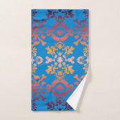 Zonsopkomst boven Blue Sky Royal Damask Bad Handdoek (Handdoek)