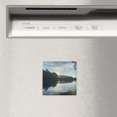 Zonsopkomst boven een meer van Georgia Magneet (Insitu (Vaatwasser))