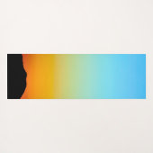 Zonsopkomst boven een ranch yogamat (Achterkant (horizontaal))